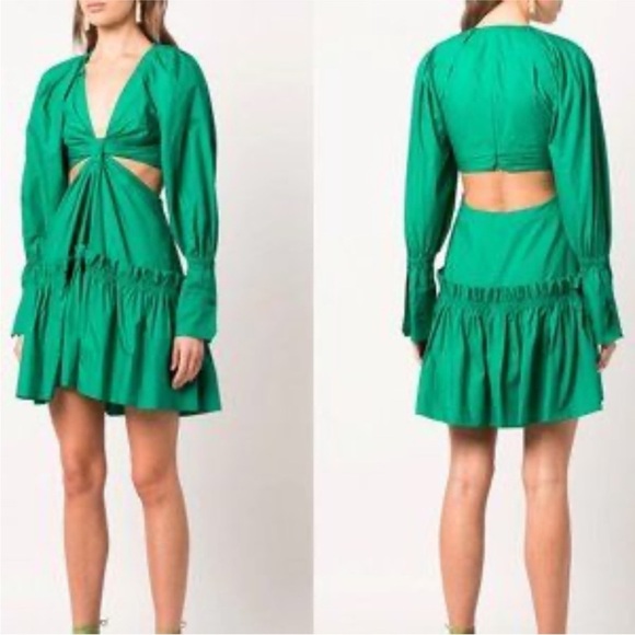 Jason Wu Navy Long Sleeve Mini Dress - Size XS - Picture 2 of 8